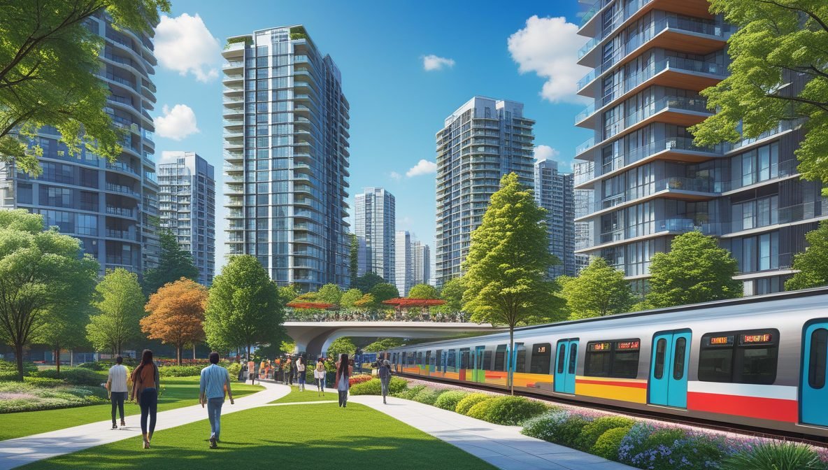 Khu đô thị cạnh metro